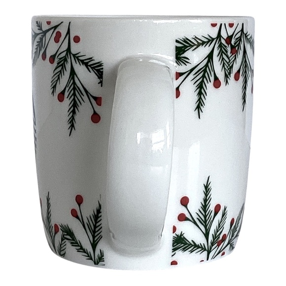 Starbucks 2020 Christmas Mermaid Holly Berry Garland Coffee Mug White Red Green - Picture 7 of 14